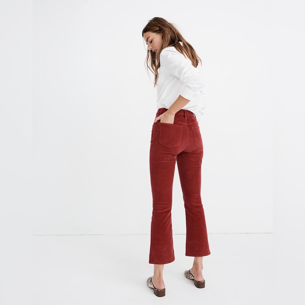Madewell Cali Demi-Boot Jeans in Corduroy size 27